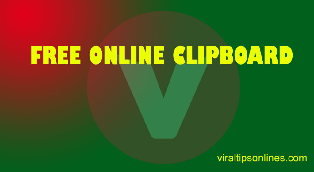 Free Online Clipboard